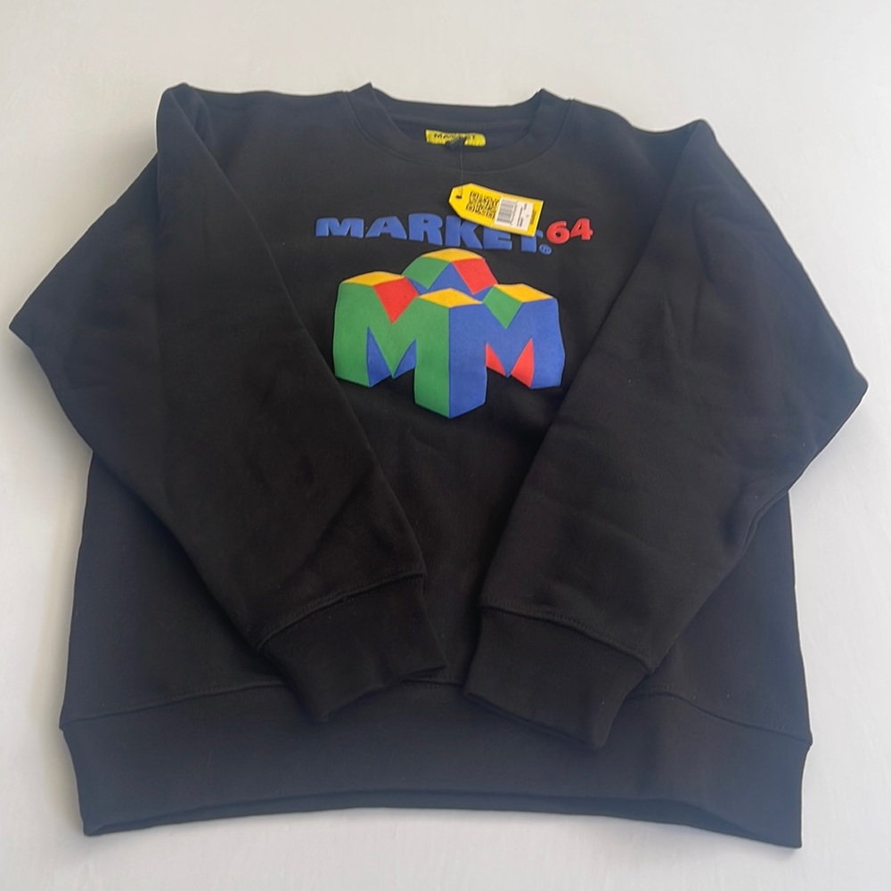 Brand New MARKET M64 CREWNECK BLACK
